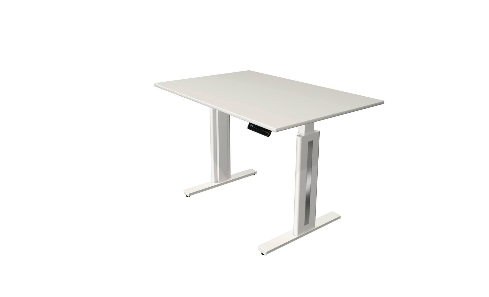 Steh-/Sitztisch Move 3 fresh – 120 × 80 cm · Weiß · Weiß – Bild 1 von 8