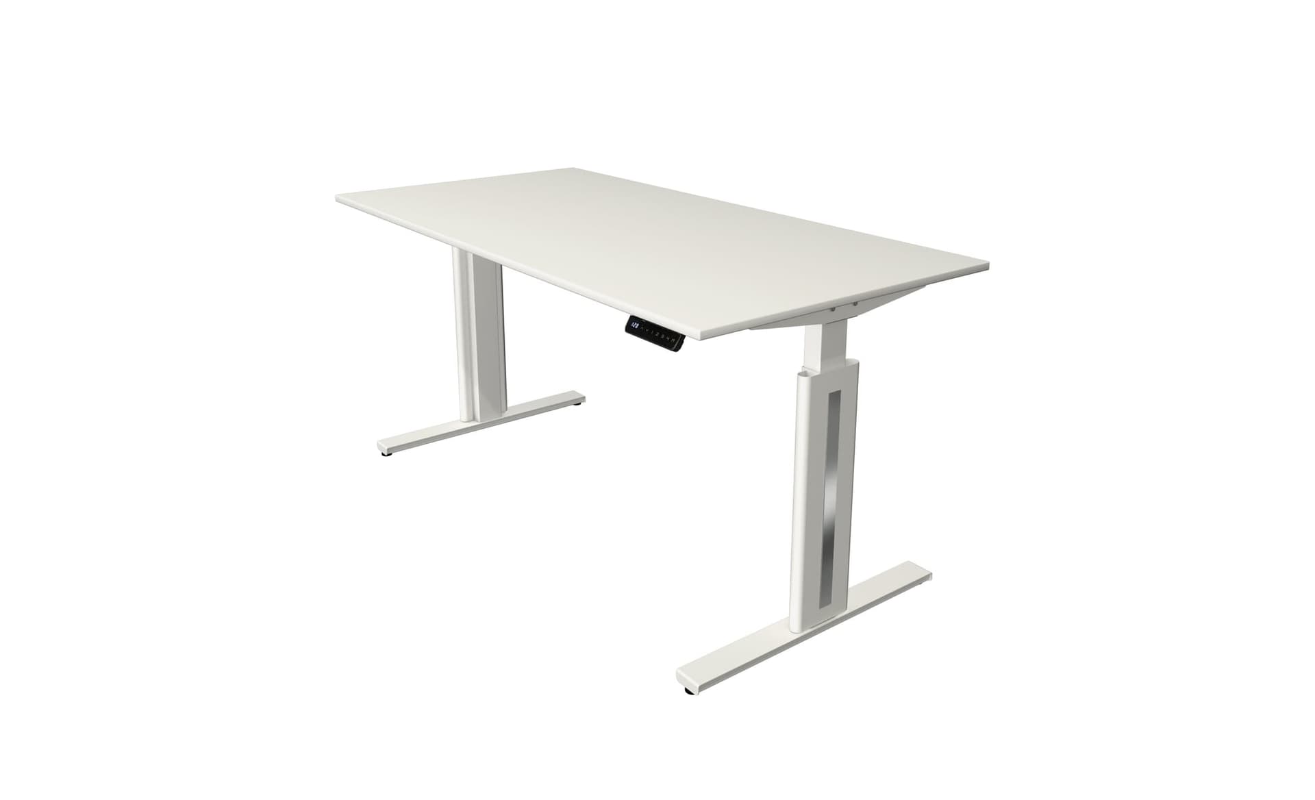 Steh-/Sitztisch Move 3 fresh – 160 × 80 cm · Weiß · Weiß – Bild 1 von 8