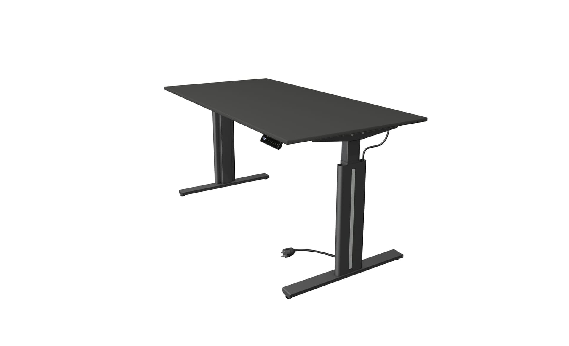 Steh-/Sitztisch Move 3 elegant – 160 × 80 cm · Anthrazit · Anthrazit – Bild 1 von 57