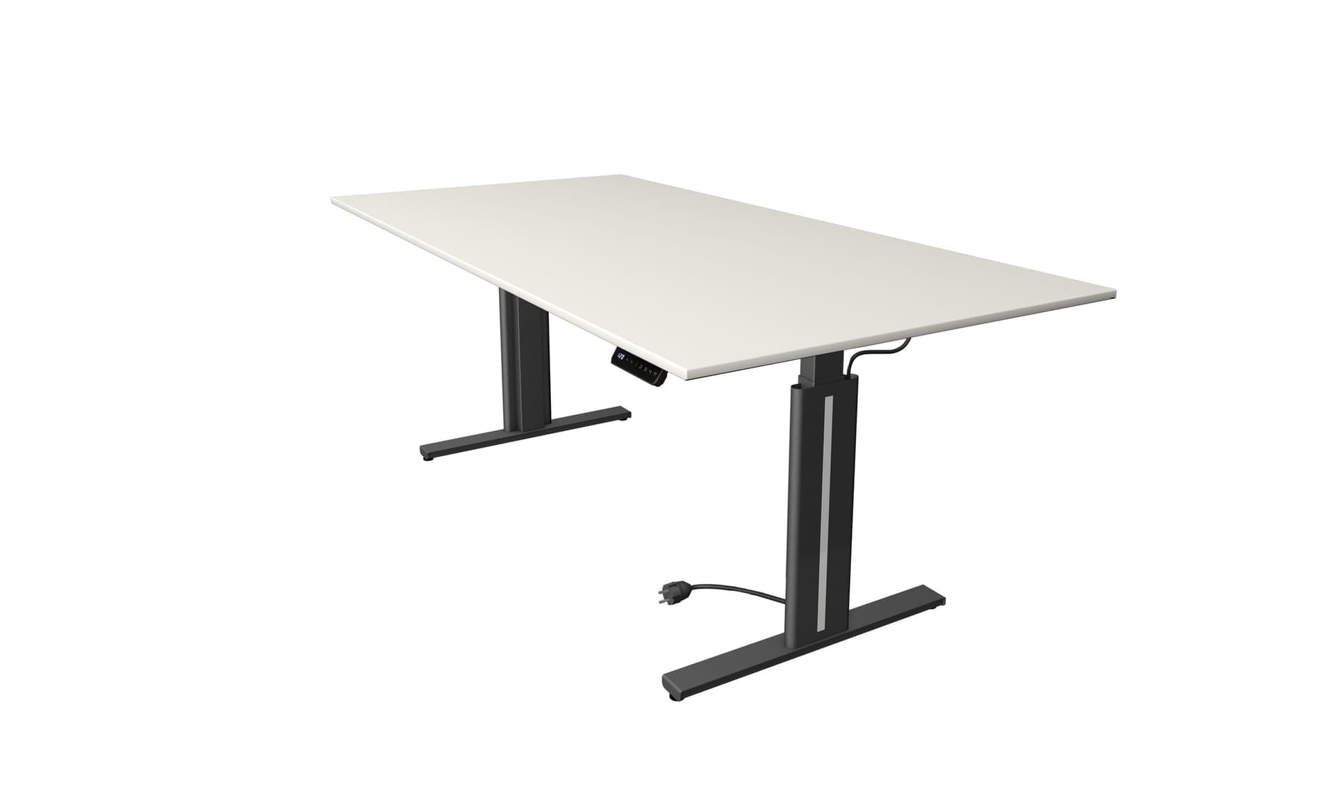 Steh-/Sitztisch Move 3 elegant – 200 × 100 cm · Anthrazit · Weiß – Bild 1 von 57